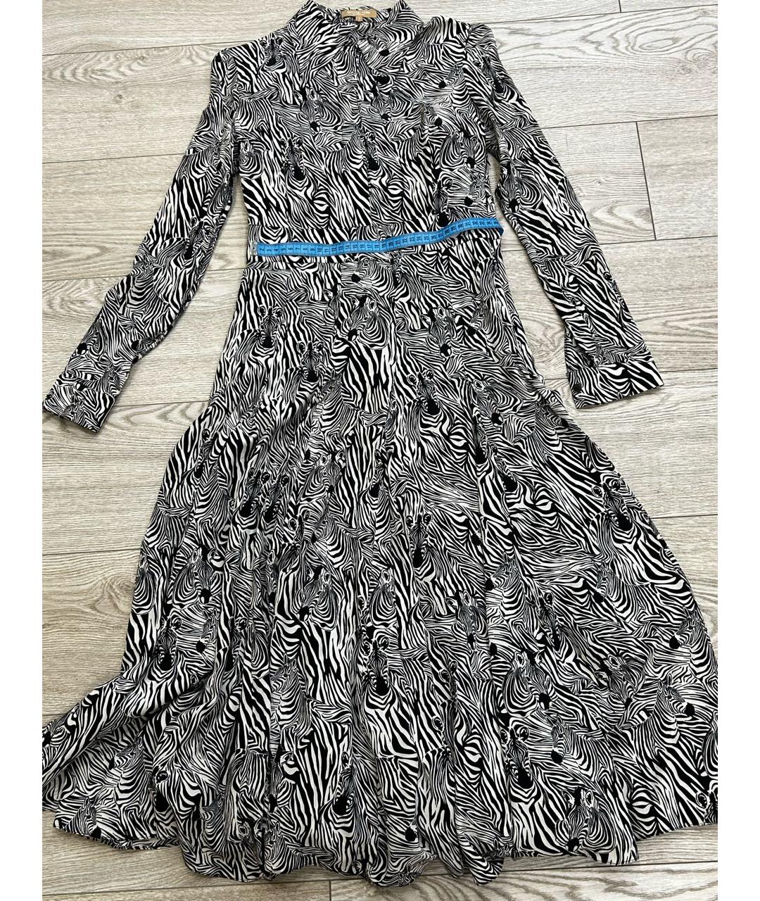 MICHAEL KORS Мульти шелковое платье, фото 6
