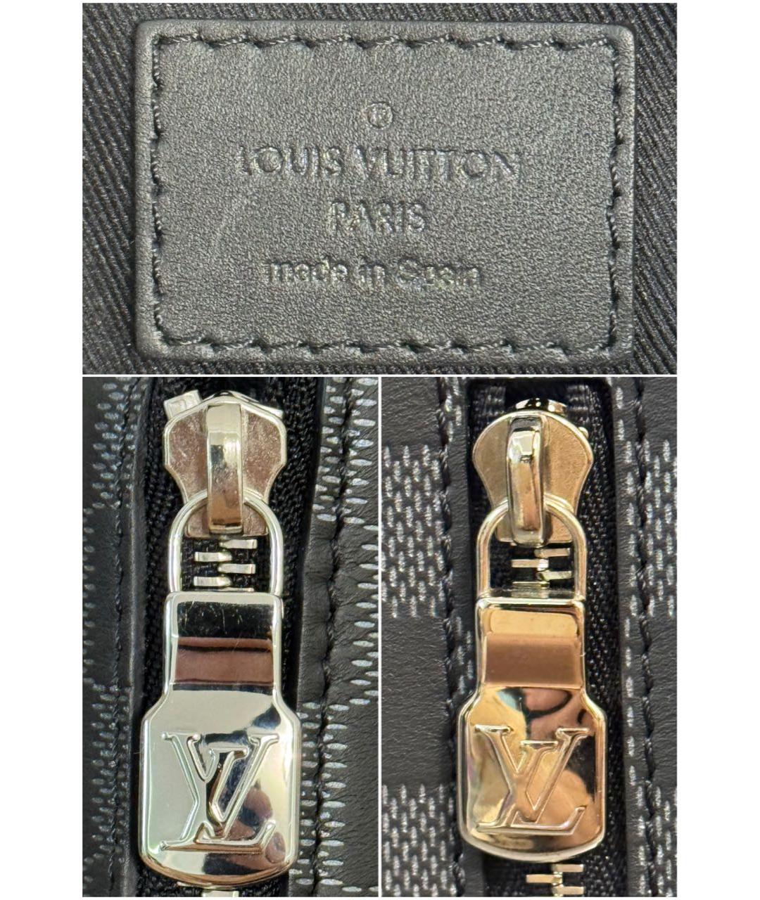 LOUIS VUITTON Черная сумка на плечо, фото 8