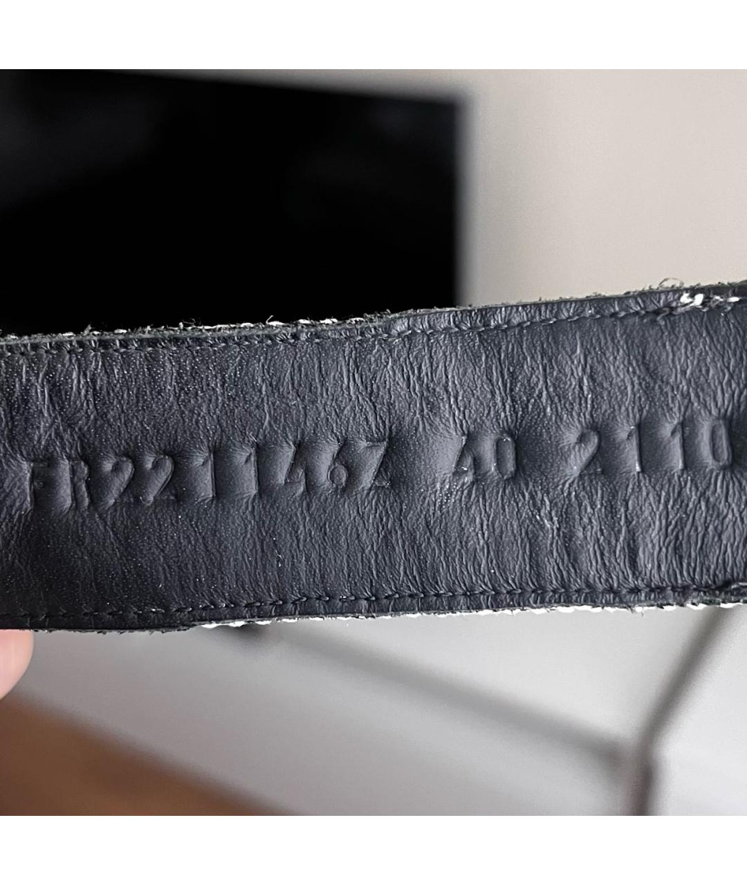 HERMES Серые текстильные сандалии, фото 5