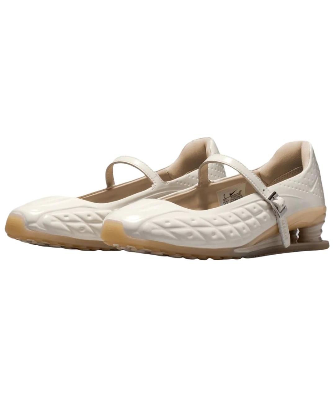 NIKE Бежевые кожаные туфли, фото 4