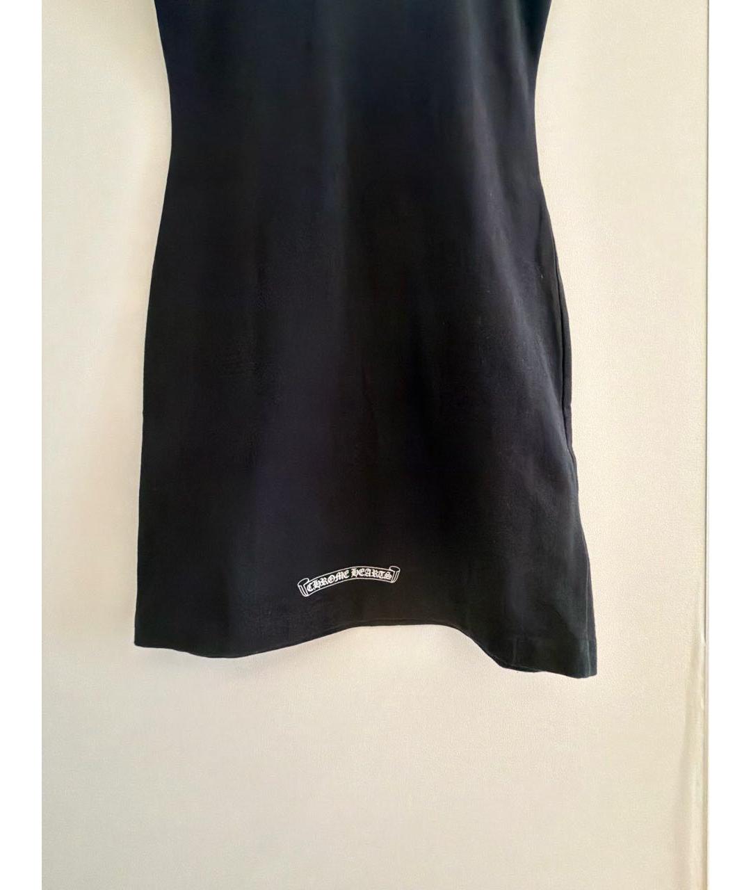 CHROME HEARTS Черное платье, фото 3