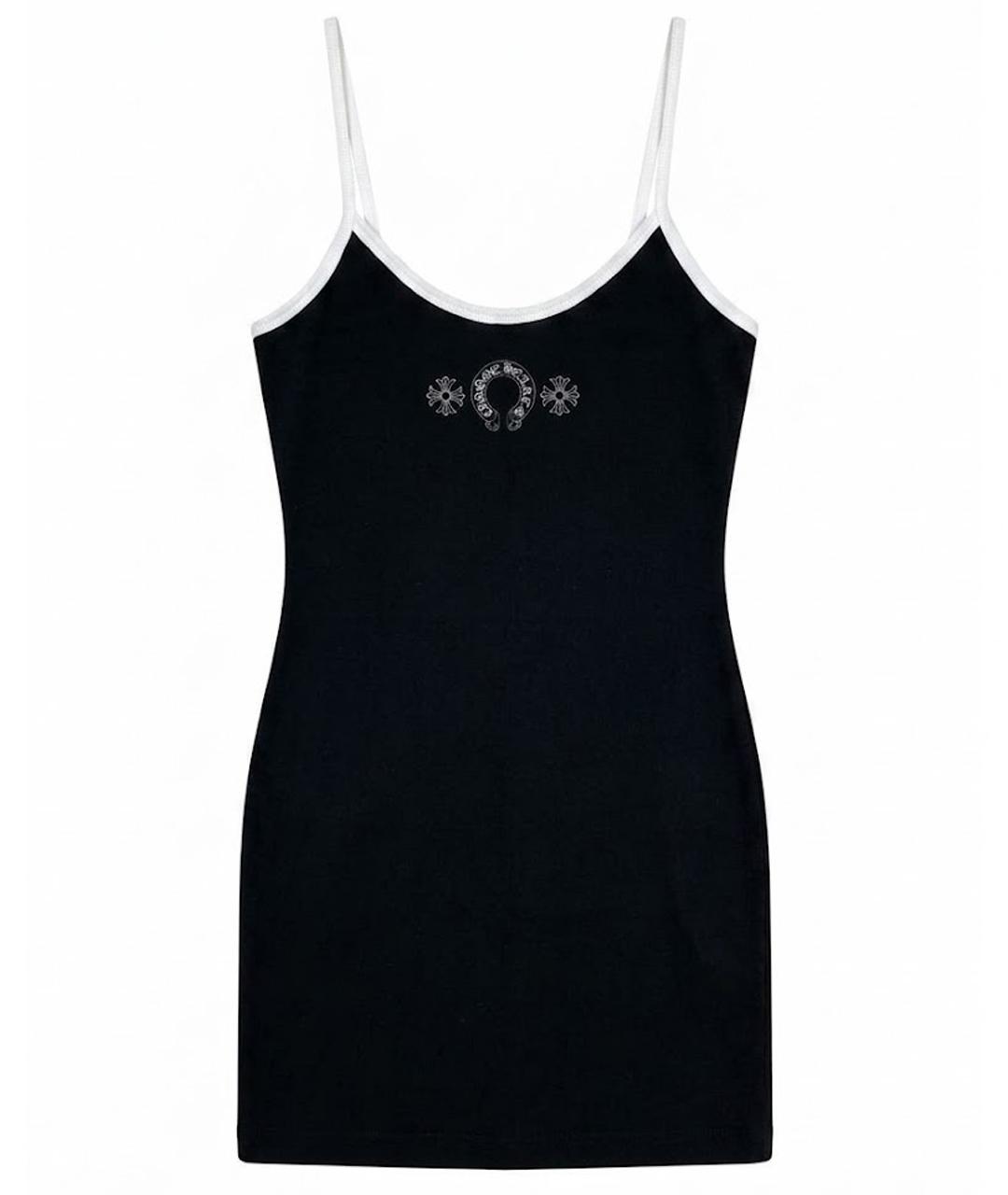 CHROME HEARTS Черное платье, фото 1