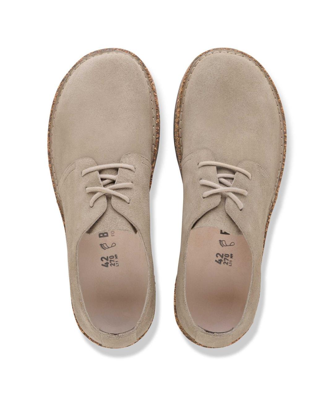 BIRKENSTOCK Коричневые замшевые туфли, фото 4