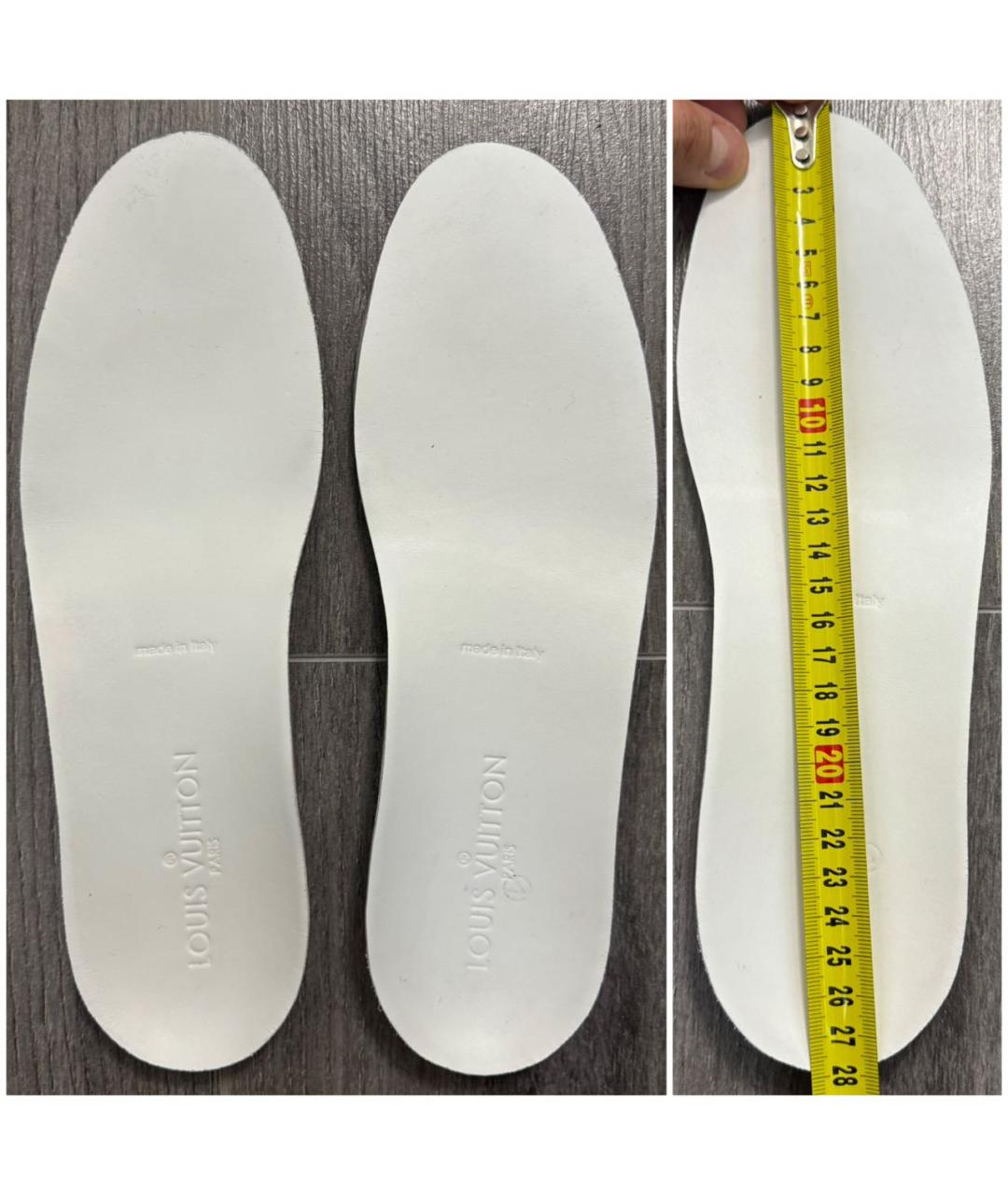 LOUIS VUITTON Темно-синие низкие кроссовки / кеды, фото 8