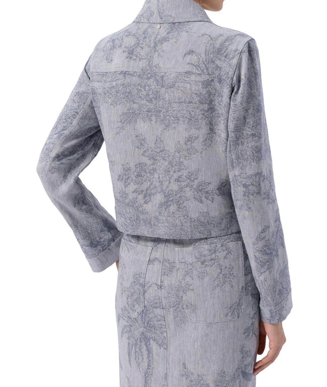 LORENA ANTONIAZZI Синий хлопковый костюм с юбками, фото 3