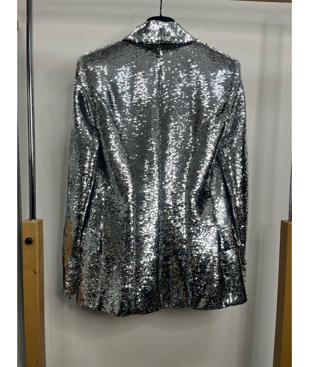 BALMAIN Серебрянный жакет/пиджак, фото 2