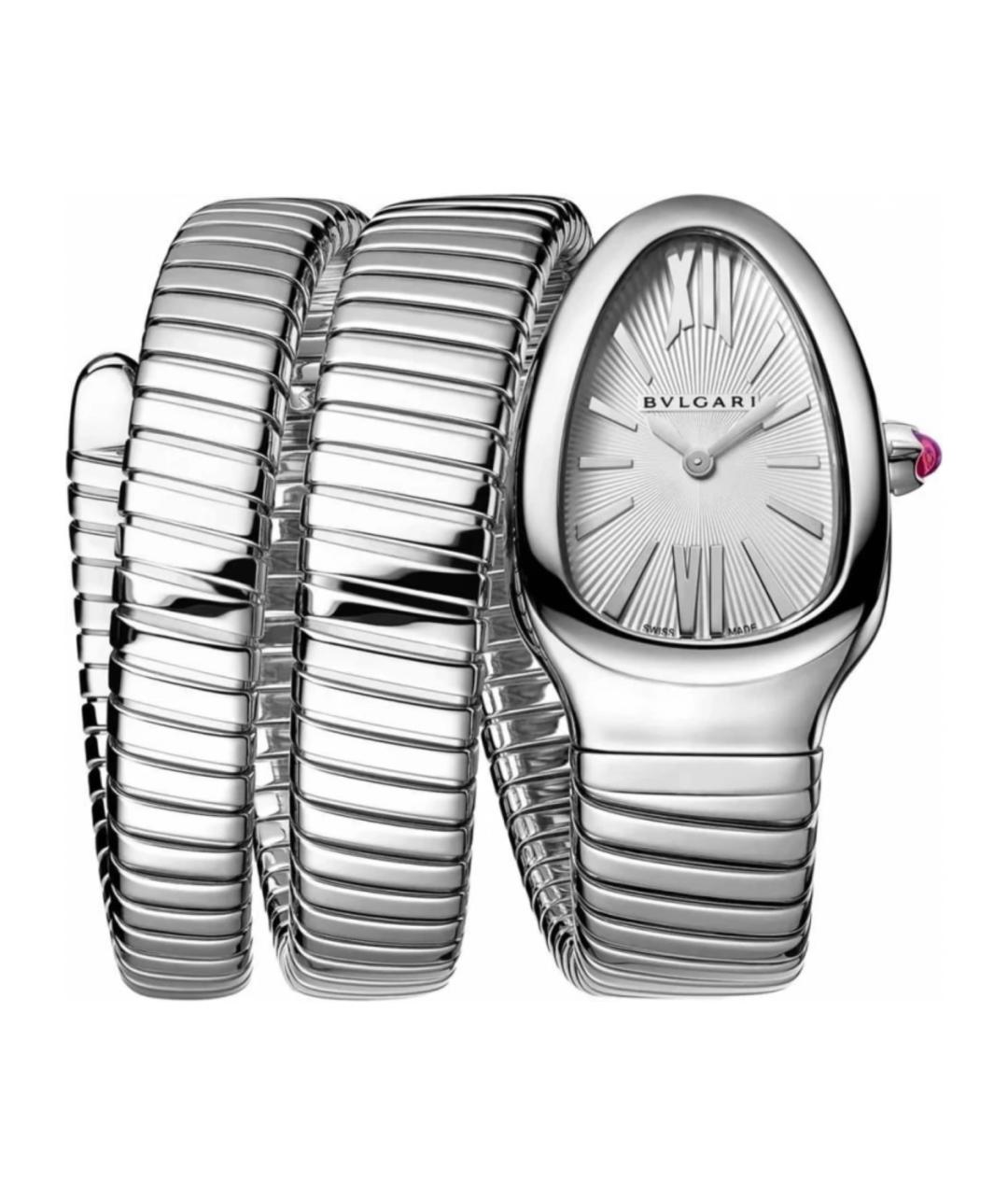 BVLGARI Серебряные часы, фото 1