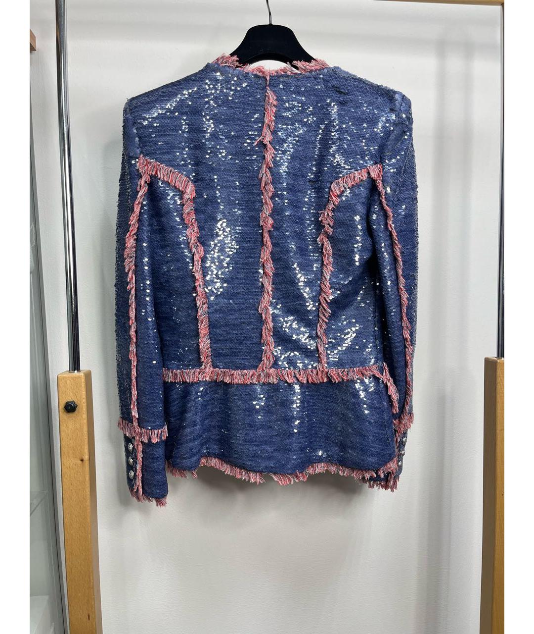 BALMAIN Синий жакет/пиджак, фото 4