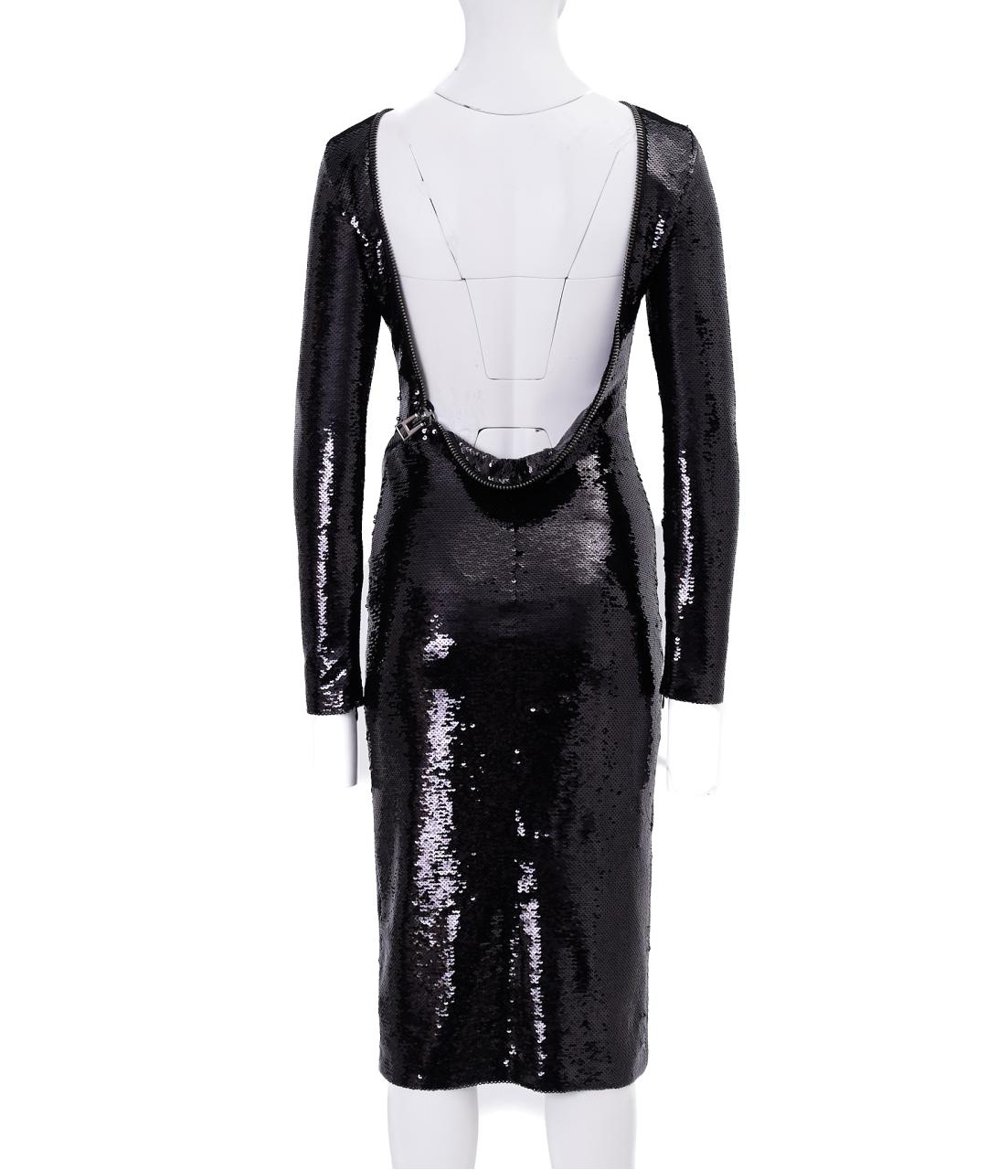 TOM FORD Черное полиамидовое вечернее платье, фото 2