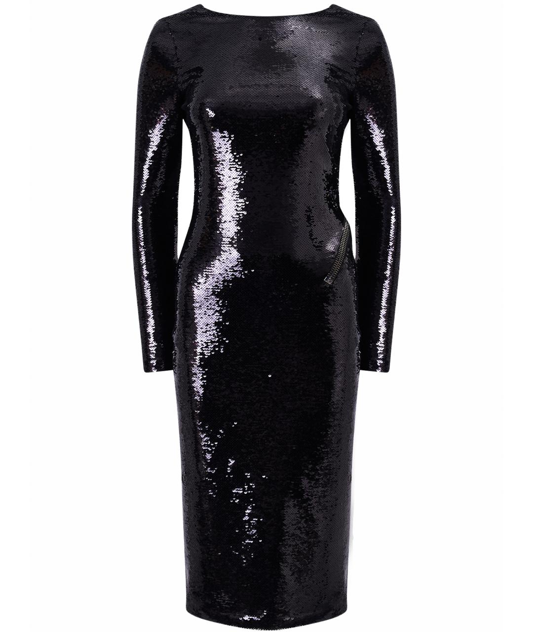 TOM FORD Черное полиамидовое вечернее платье, фото 1