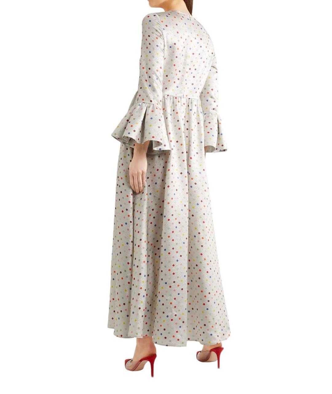 VALENTINO Белое вискозное коктейльное платье, фото 8