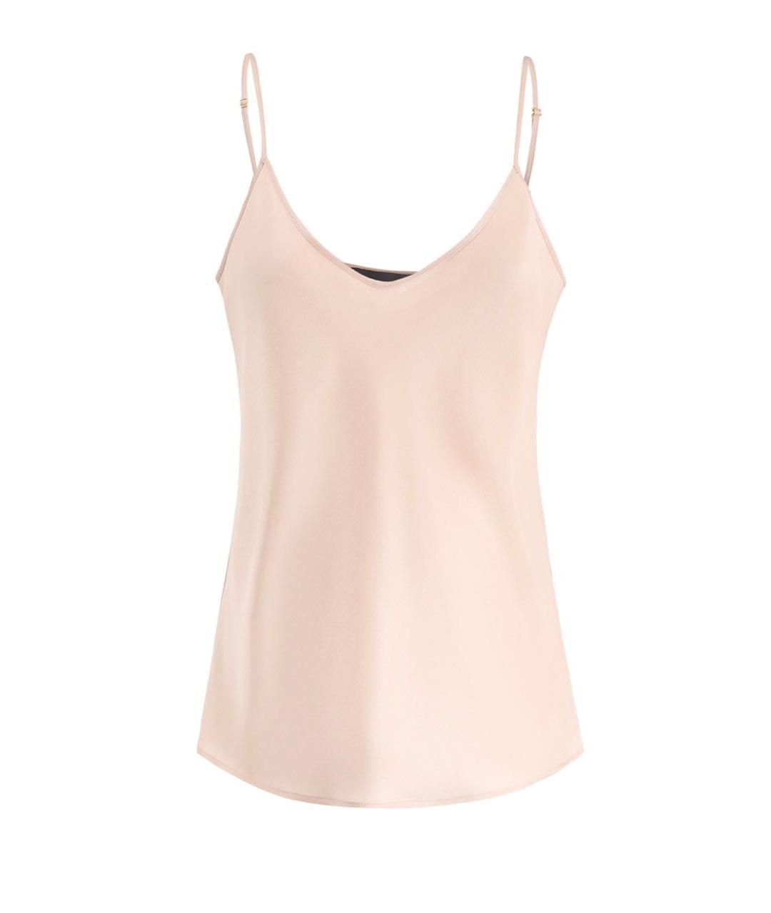 LORENA ANTONIAZZI Розовая ацетатная майка, фото 1