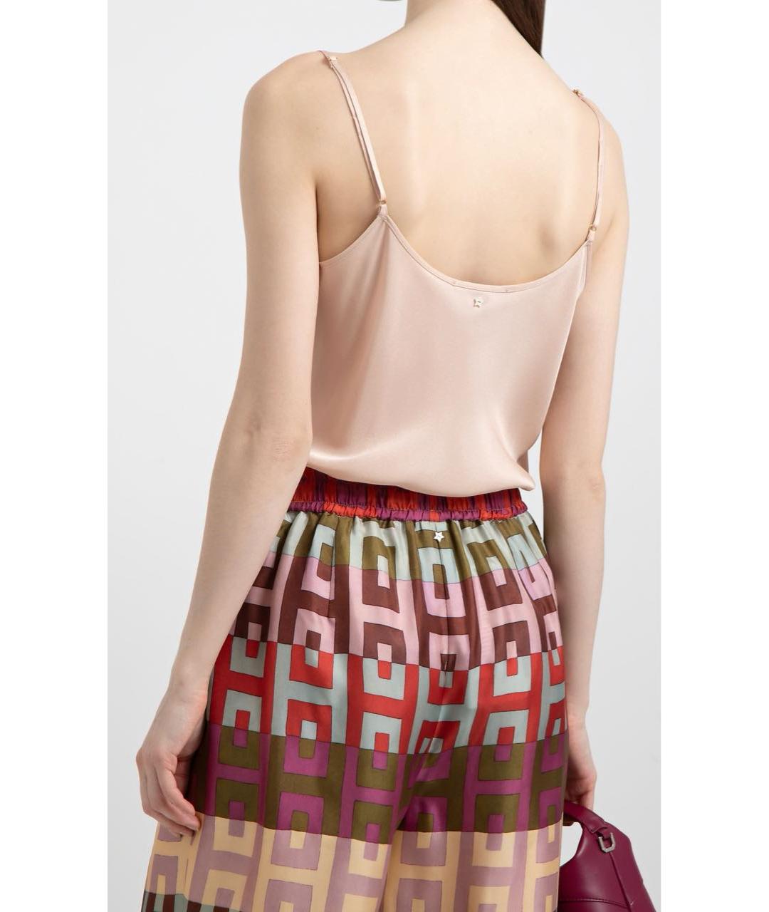 LORENA ANTONIAZZI Розовая ацетатная майка, фото 5