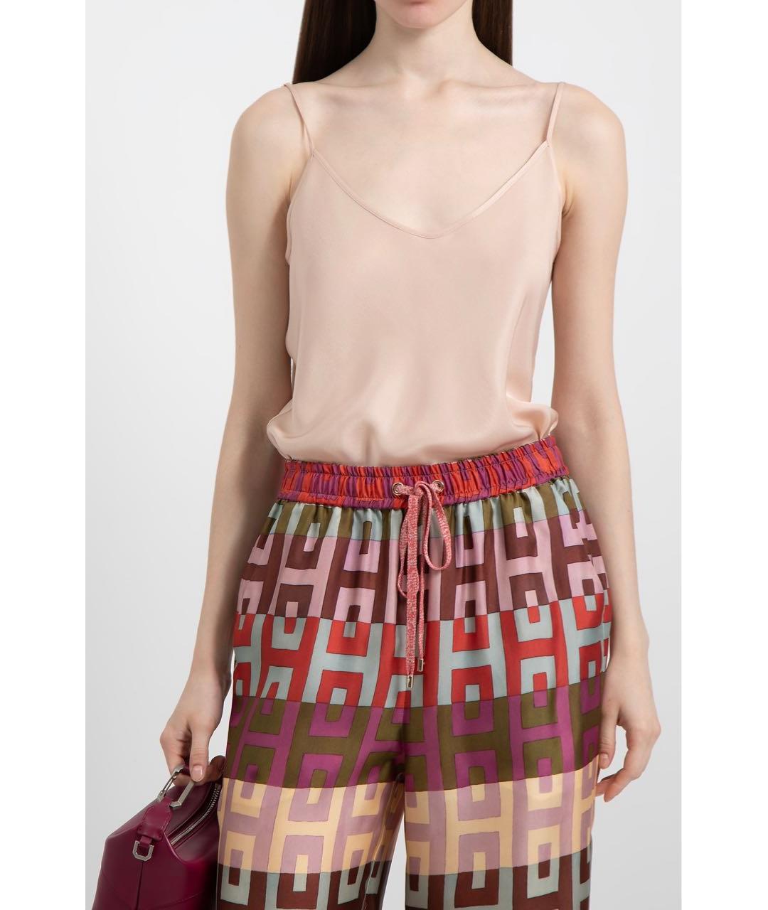 LORENA ANTONIAZZI Розовая ацетатная майка, фото 4