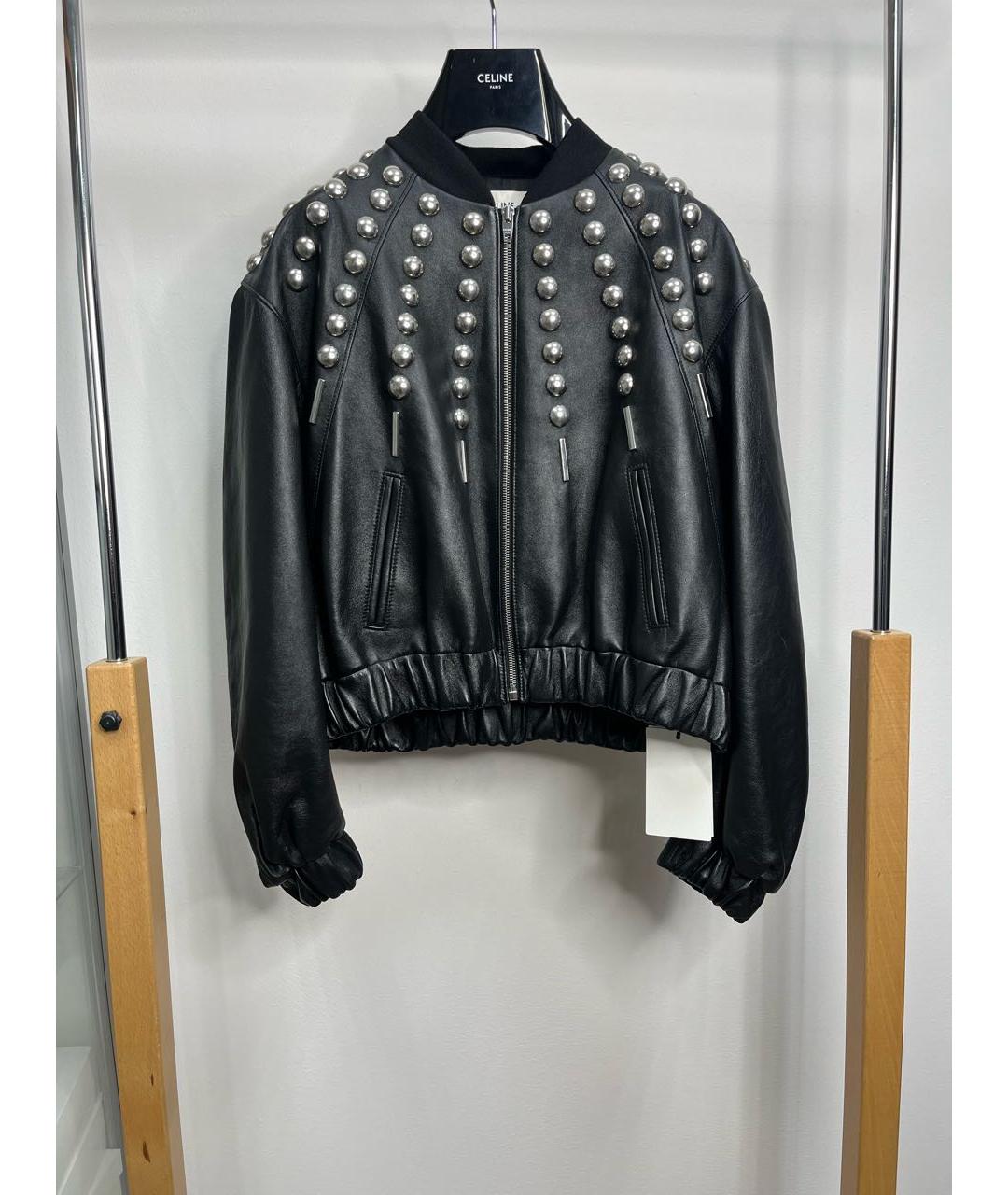 CELINE Черный кожаный комбинезон, фото 6