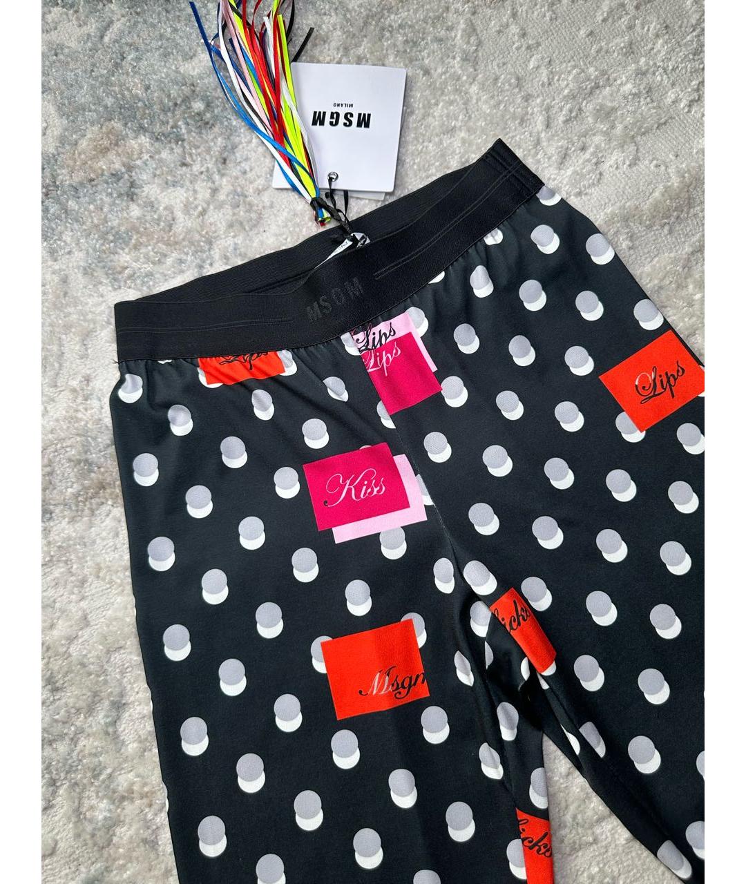 MSGM Мульти полиэстеровые леггинсы и велосипедки, фото 4
