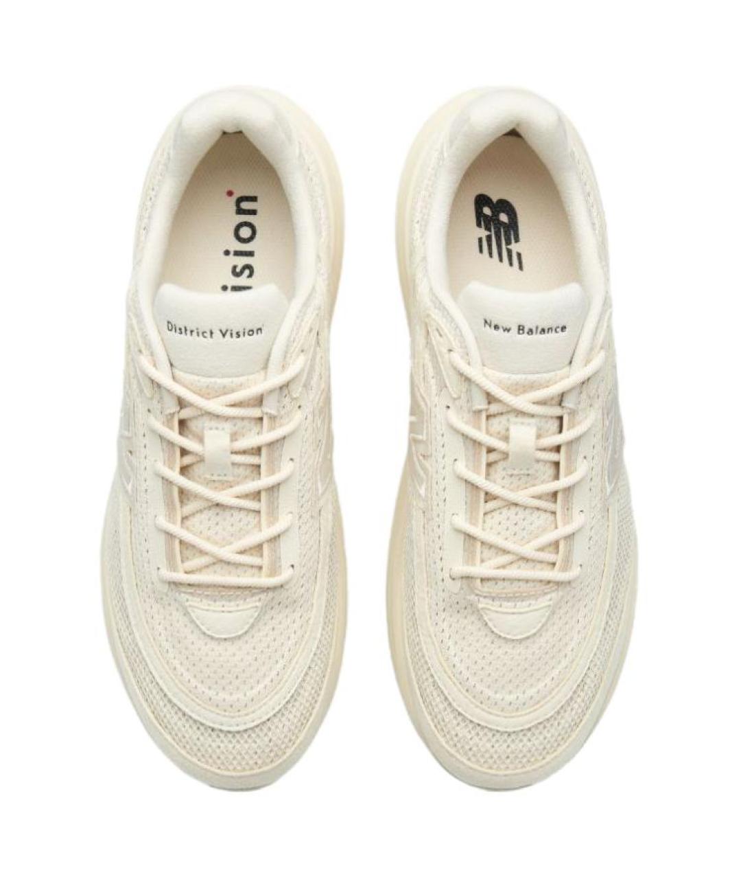 NEW BALANCE Бежевые текстильные кроссовки, фото 4