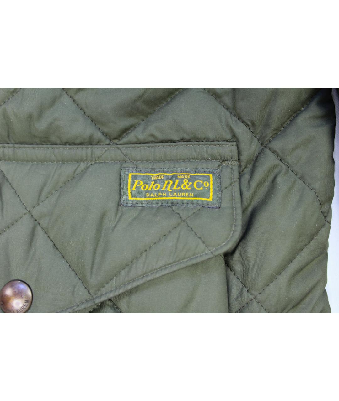 POLO RALPH LAUREN Зеленая полиэстеровая куртка, фото 5