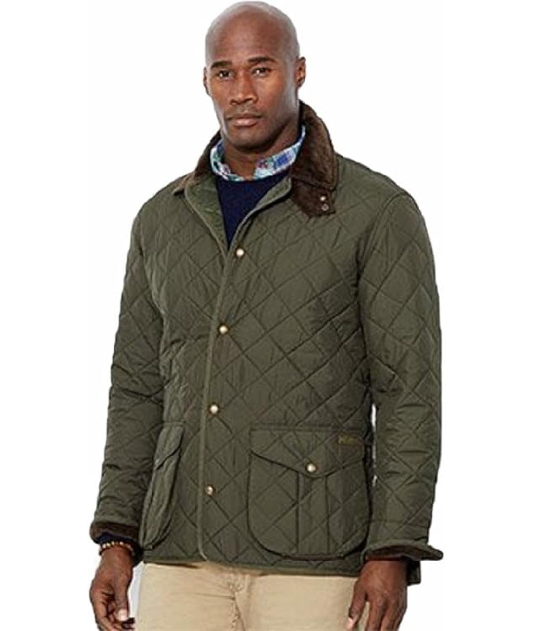 POLO RALPH LAUREN Зеленая полиэстеровая куртка, фото 7