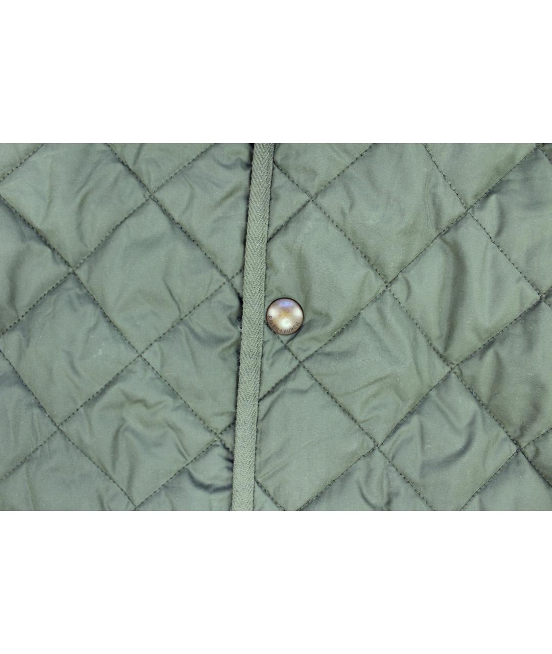 POLO RALPH LAUREN Зеленая полиэстеровая куртка, фото 4