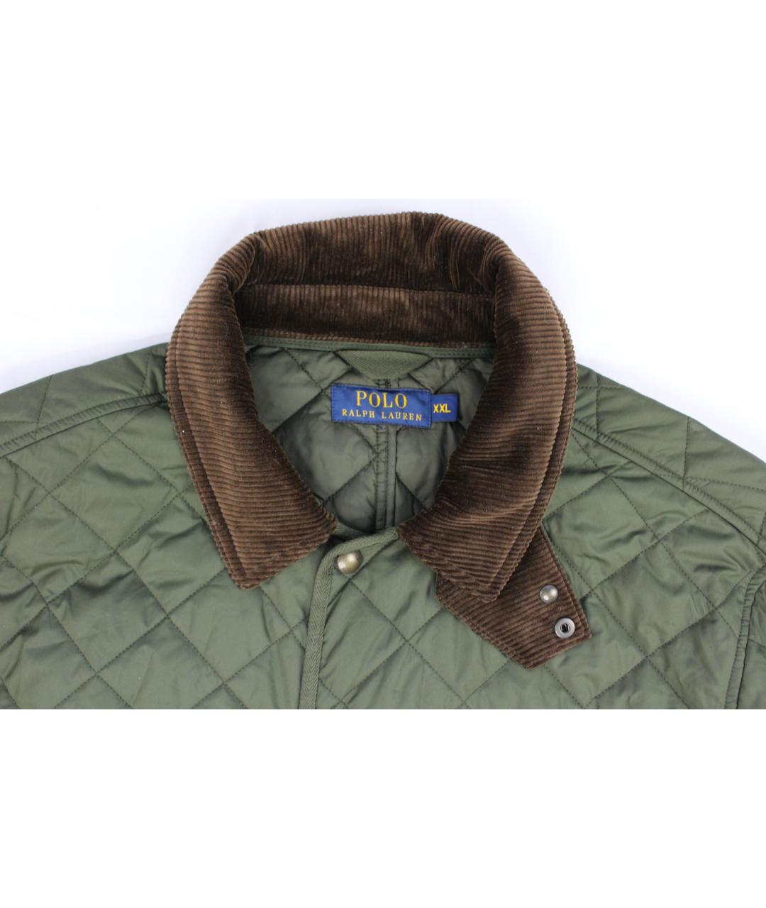 POLO RALPH LAUREN Зеленая полиэстеровая куртка, фото 3