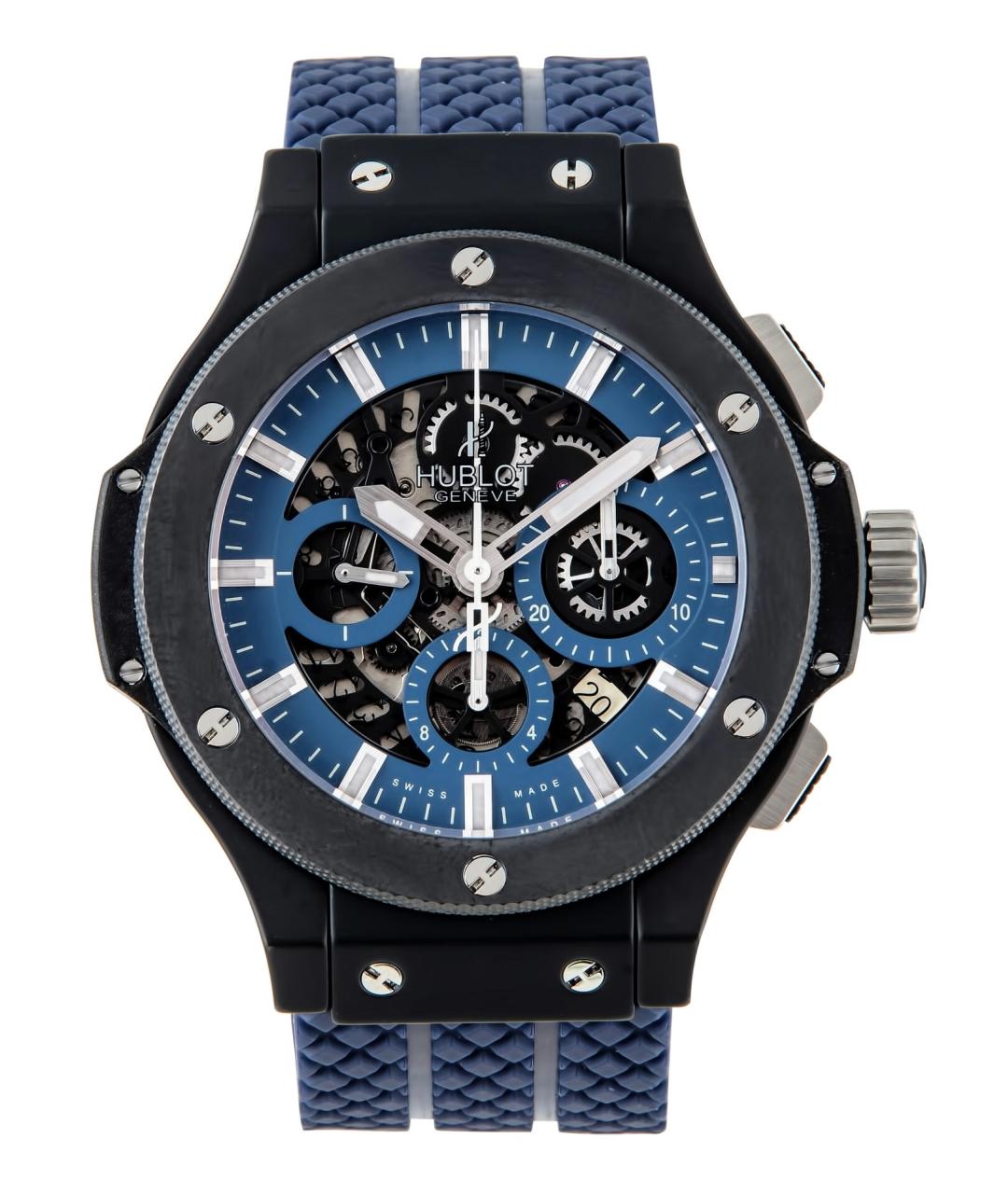 HUBLOT Темно-синие керамические часы, фото 1