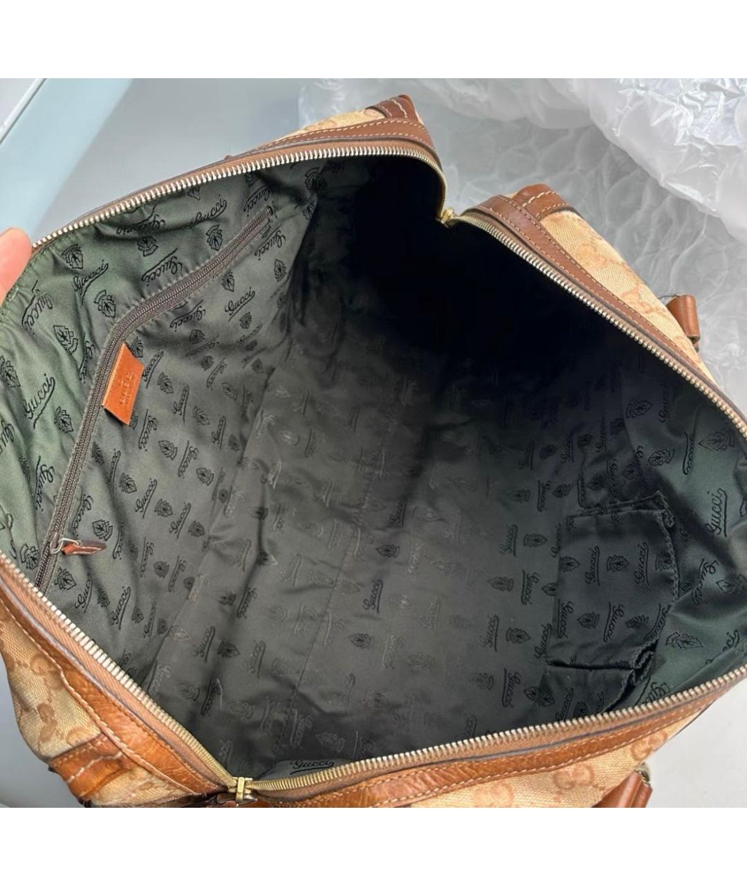 GUCCI Бежевая сумка с короткими ручками, фото 6