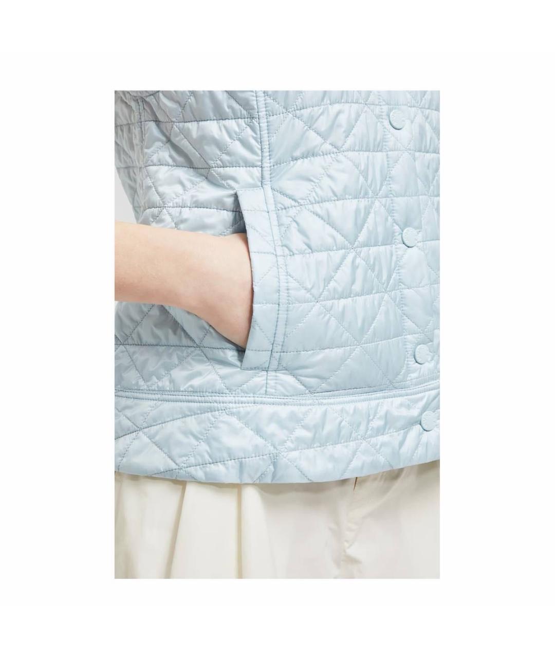 MONCLER Голубой жилет, фото 3