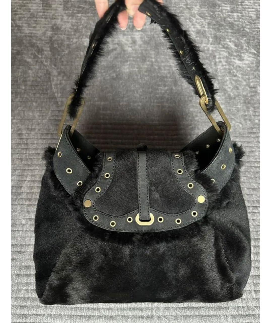 JIMMY CHOO Черная сумка с короткими ручками, фото 2