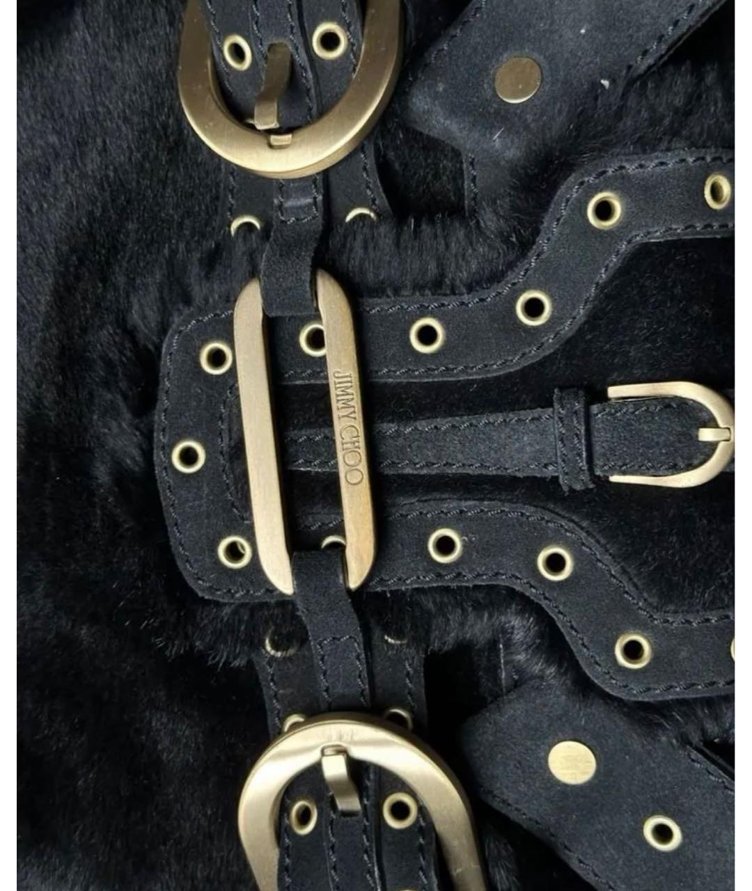 JIMMY CHOO Черная сумка с короткими ручками, фото 3