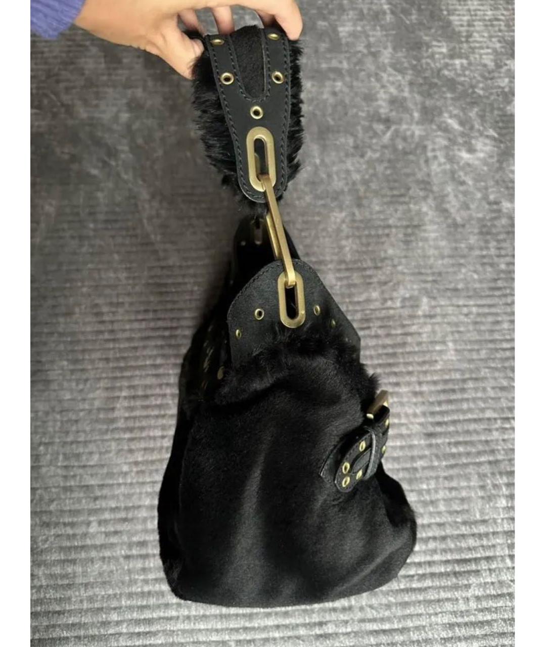 JIMMY CHOO Черная сумка с короткими ручками, фото 6