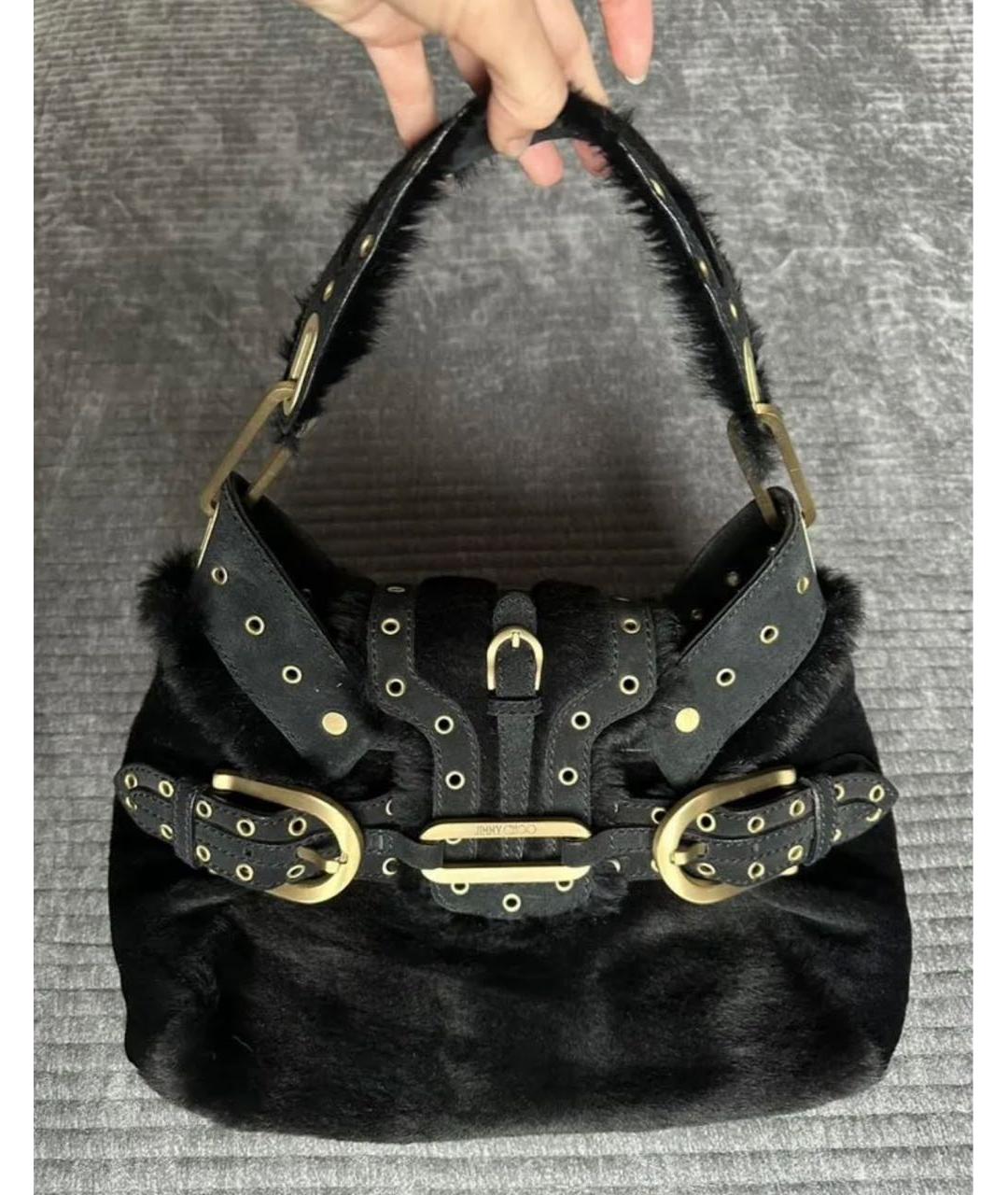 JIMMY CHOO Черная сумка с короткими ручками, фото 8