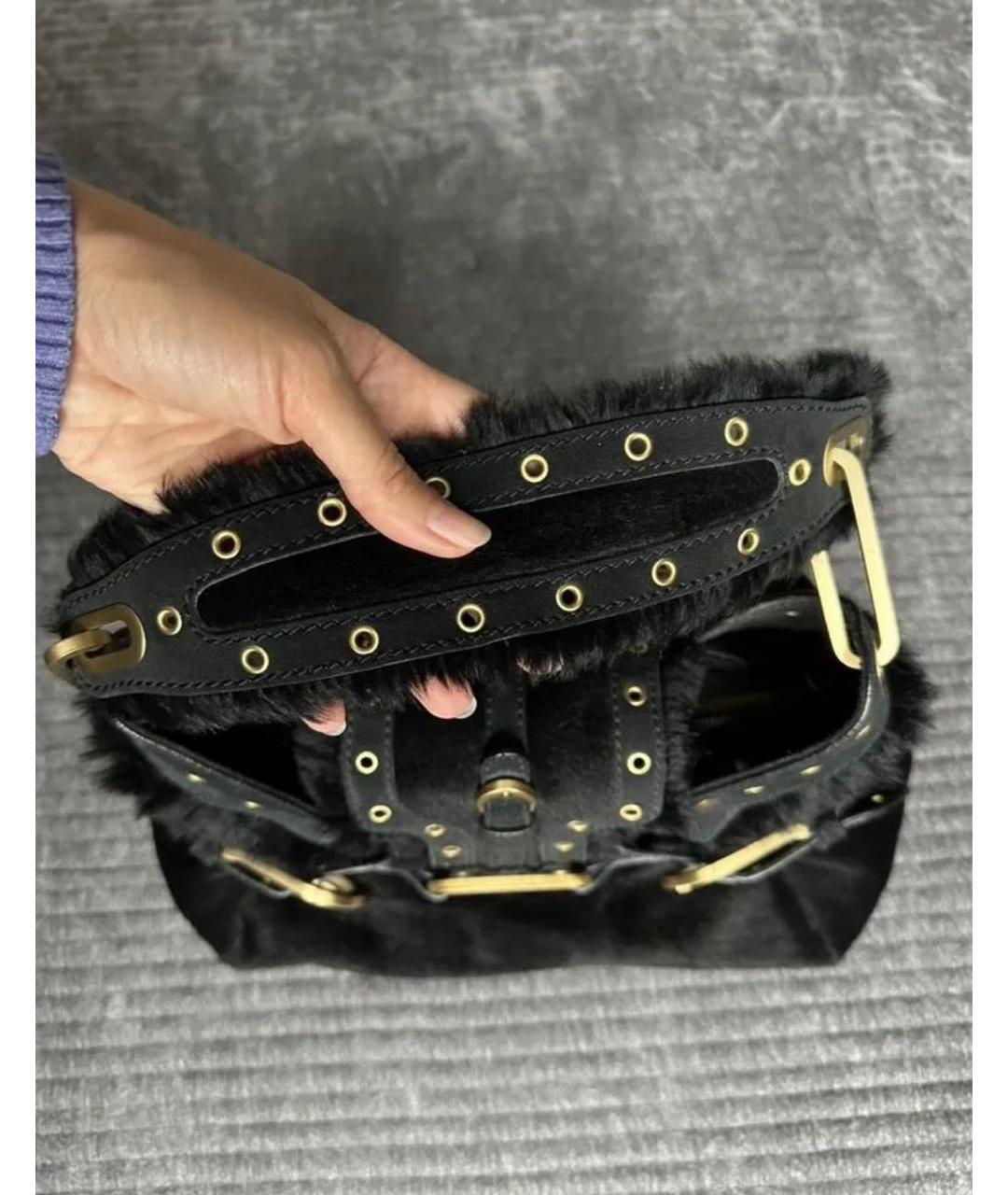 JIMMY CHOO Черная сумка с короткими ручками, фото 4