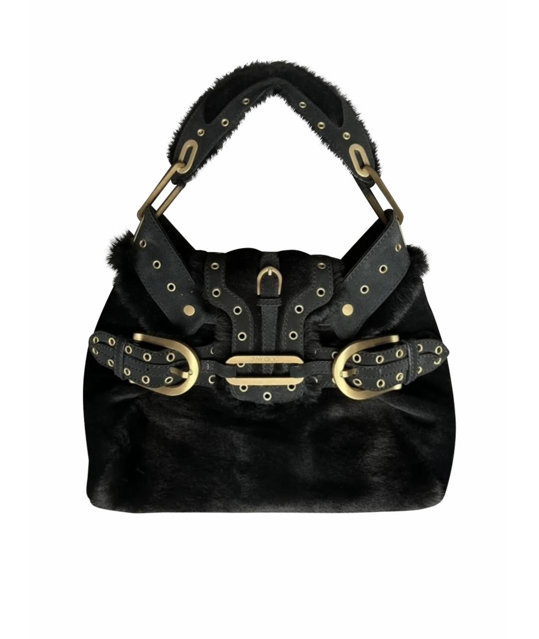 JIMMY CHOO Черная сумка с короткими ручками, фото 1