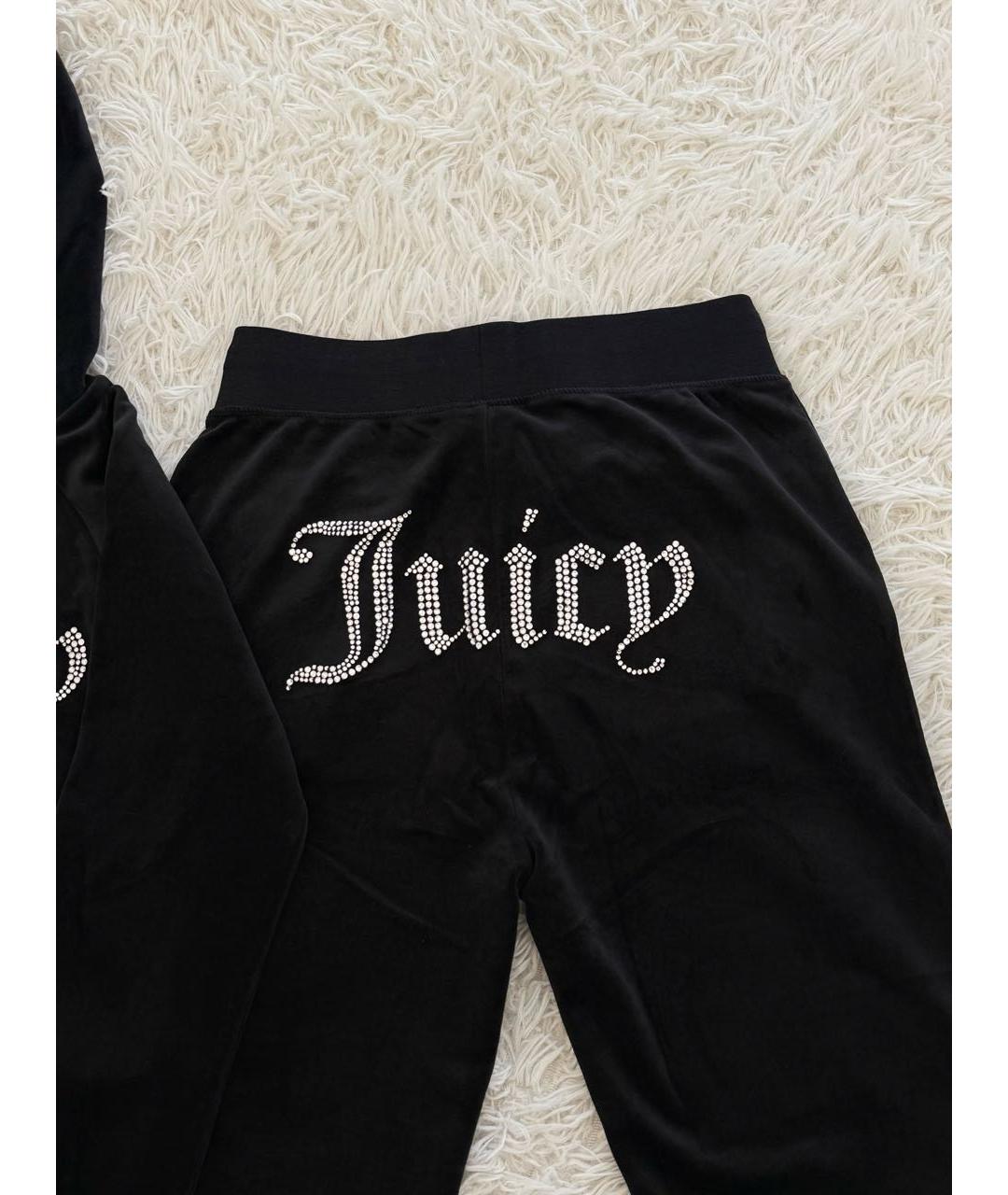 JUICY COUTURE Черный велюровый спортивные костюмы, фото 3