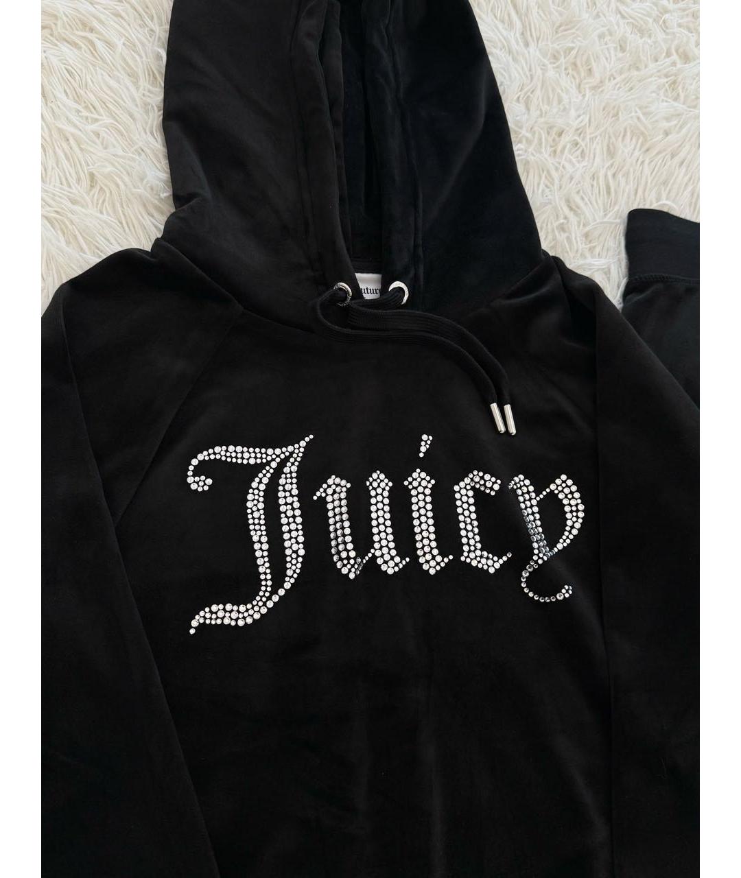 JUICY COUTURE Черный велюровый спортивные костюмы, фото 4