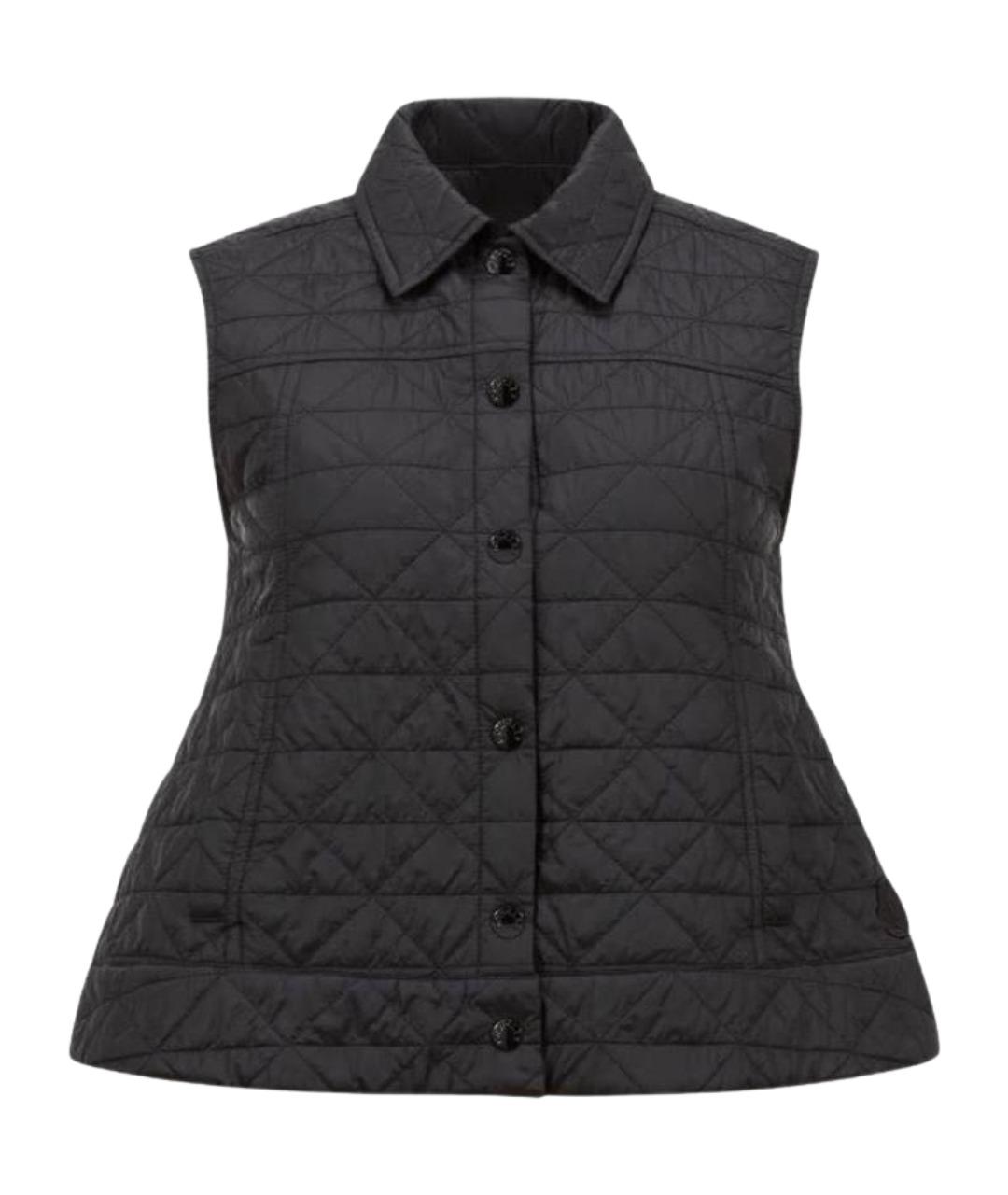 MONCLER Черный жилет, фото 1