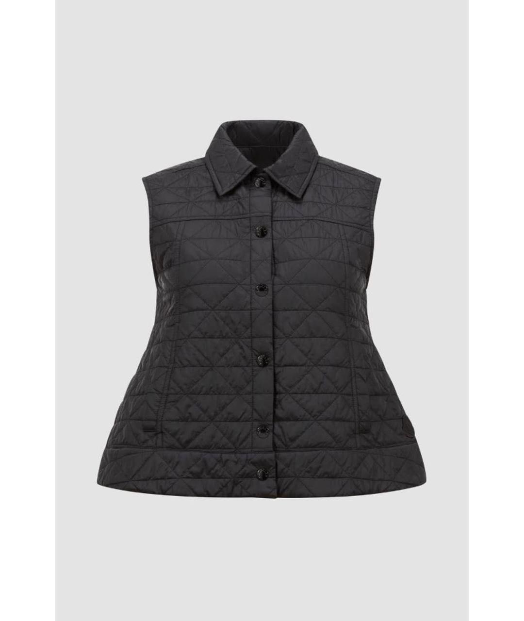 MONCLER Черный жилет, фото 5