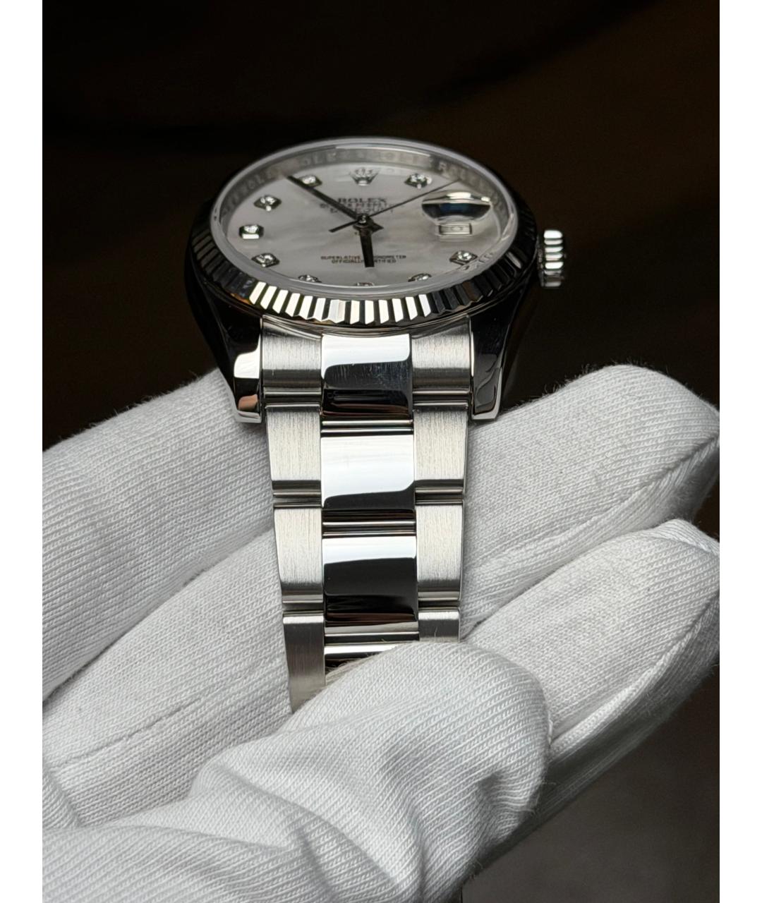 ROLEX Серебряные часы, фото 7