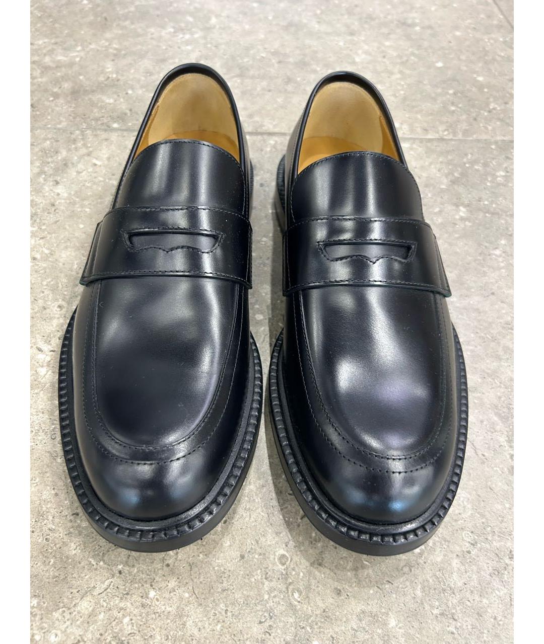 GUCCI Черные кожаные лоферы, фото 3