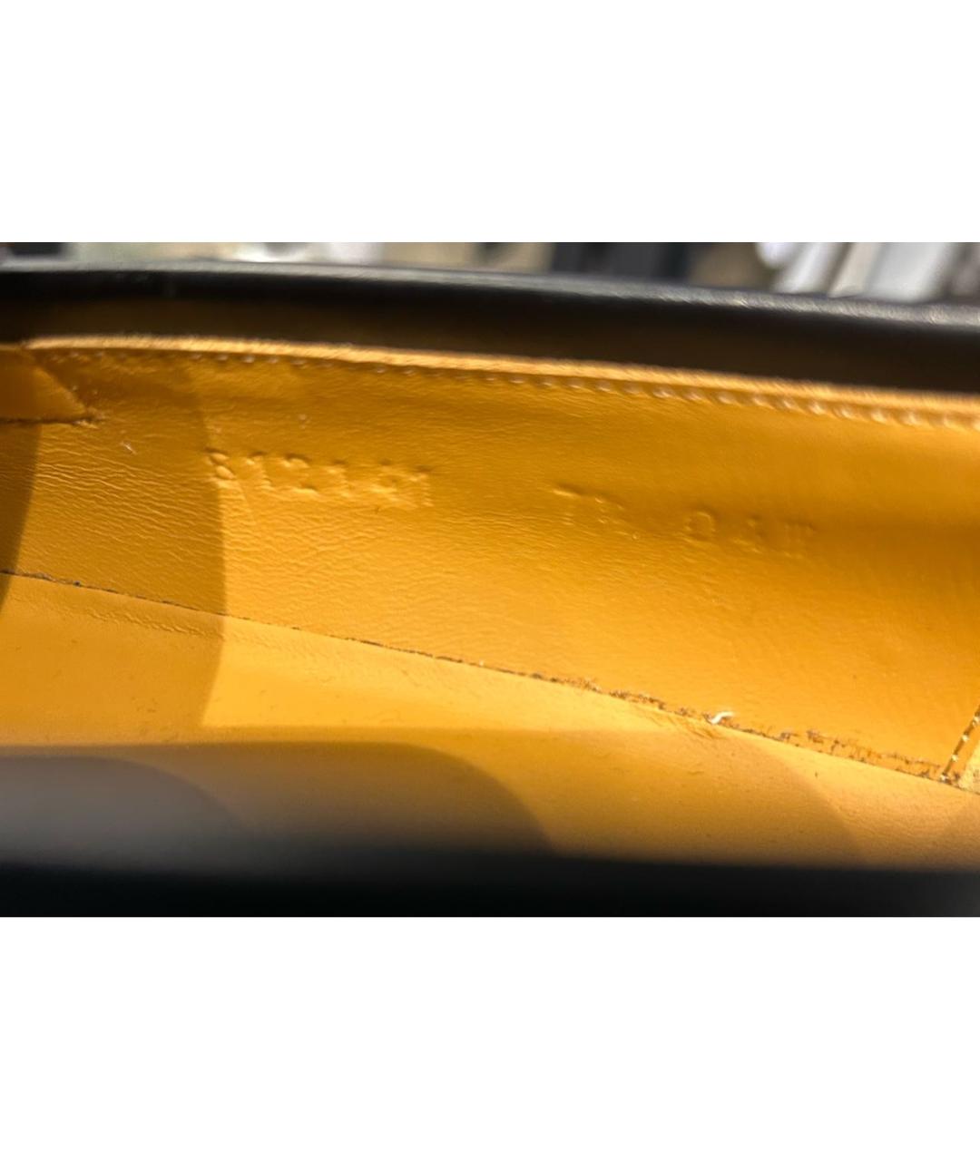 GUCCI Черные кожаные лоферы, фото 8