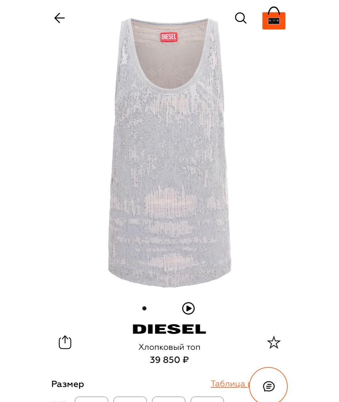 DIESEL Серое хлопко-эластановое повседневное платье, фото 8