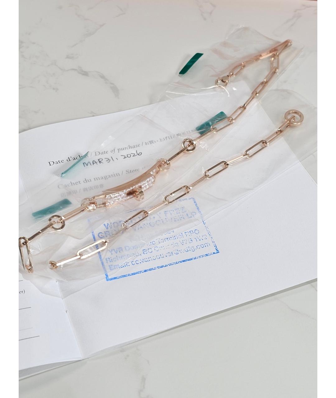 HERMES Золотое колье из розового золота, фото 3