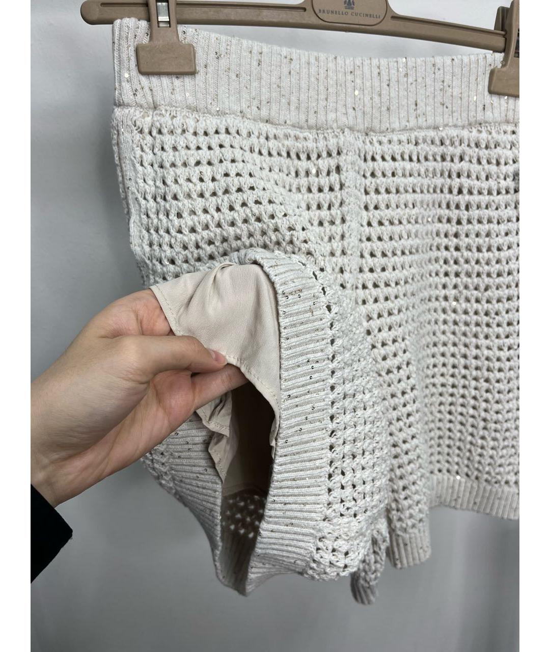 BRUNELLO CUCINELLI Бежевый хлопковый костюм с брюками, фото 5