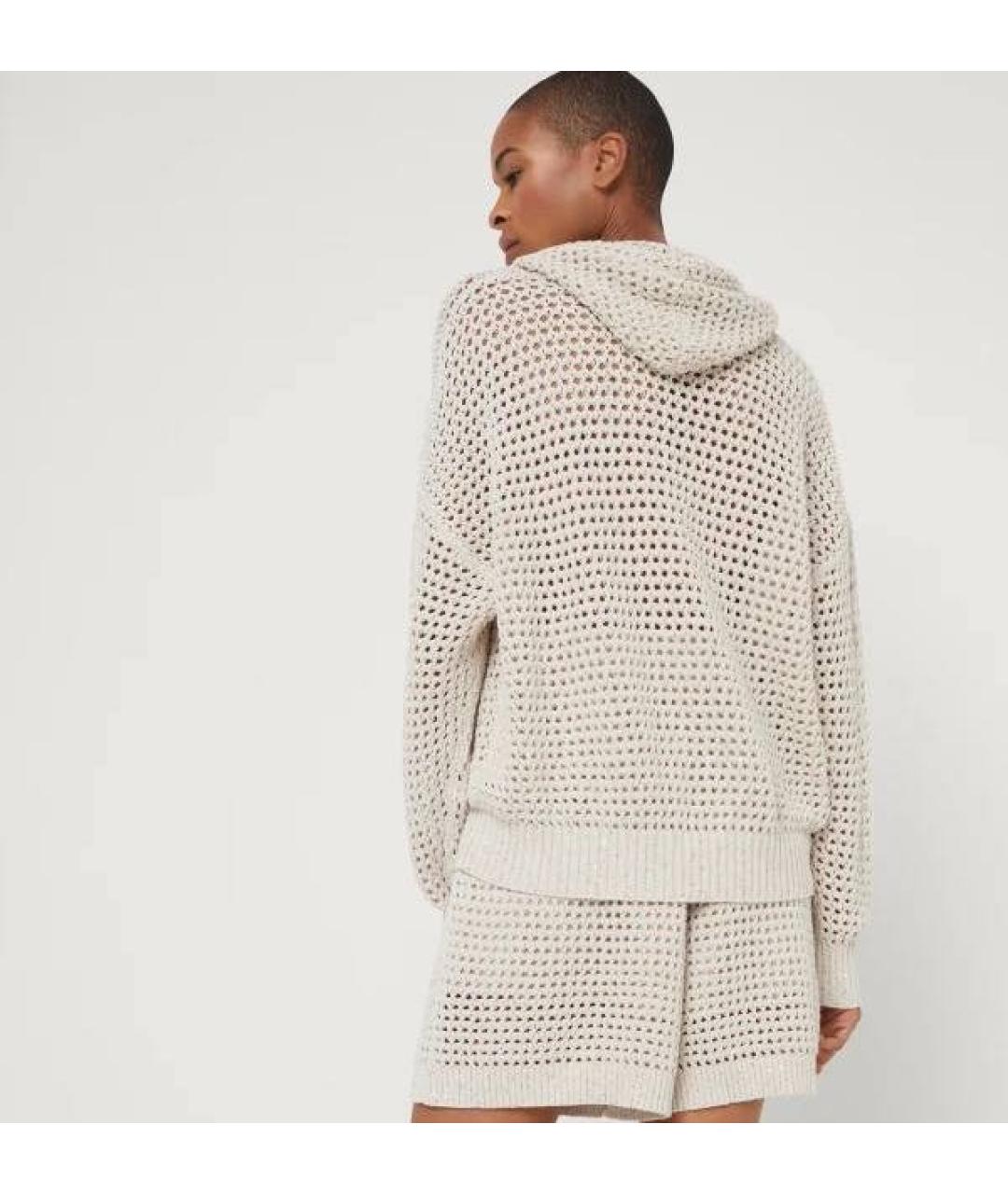 BRUNELLO CUCINELLI Бежевый хлопковый костюм с брюками, фото 6