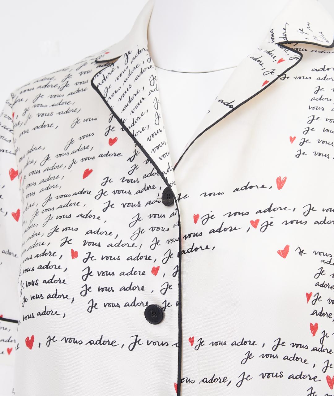 CHRISTIAN DIOR Белый шелковый костюм с брюками, фото 3