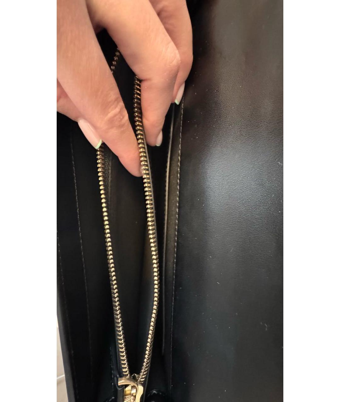 PINKO Черная кожаная сумка через плечо, фото 4