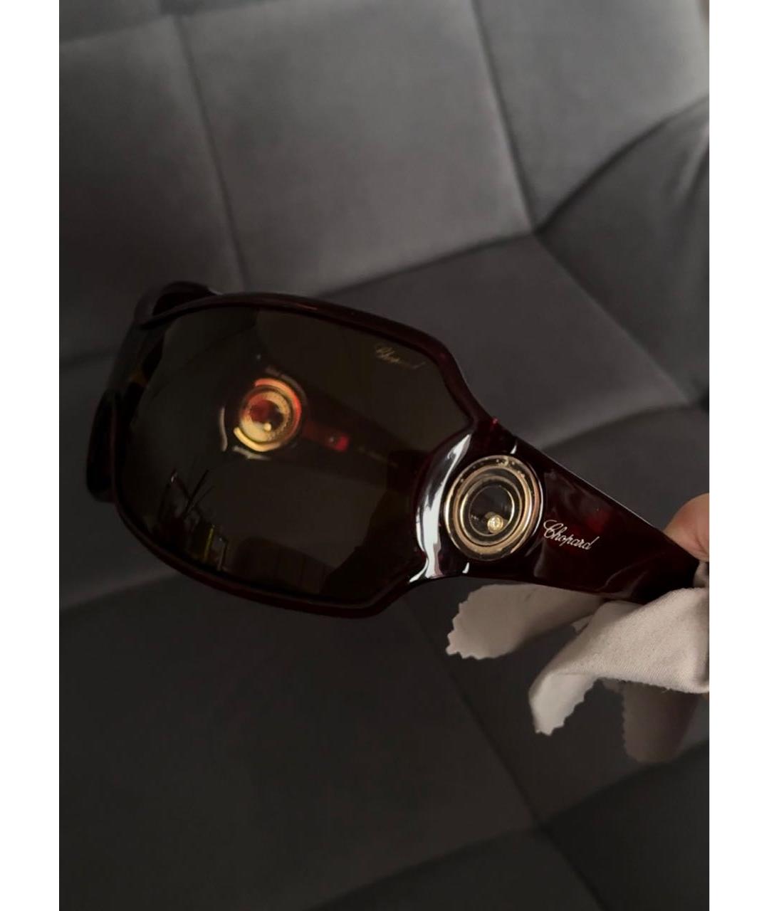 CHOPARD Коричневые солнцезащитные очки, фото 6