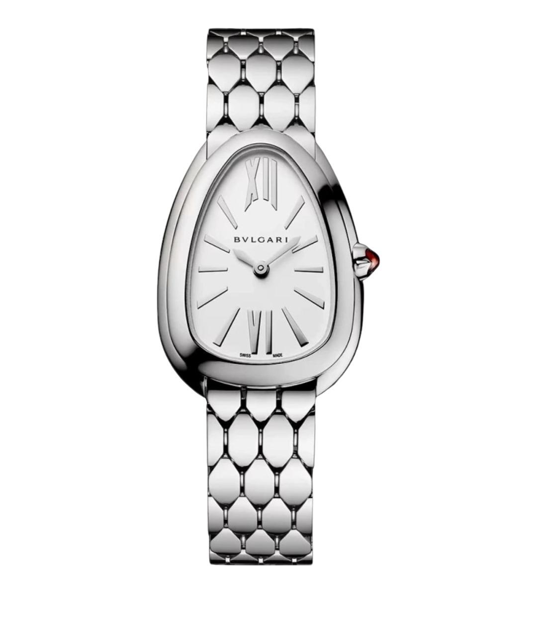 BVLGARI Белые металлические часы, фото 1