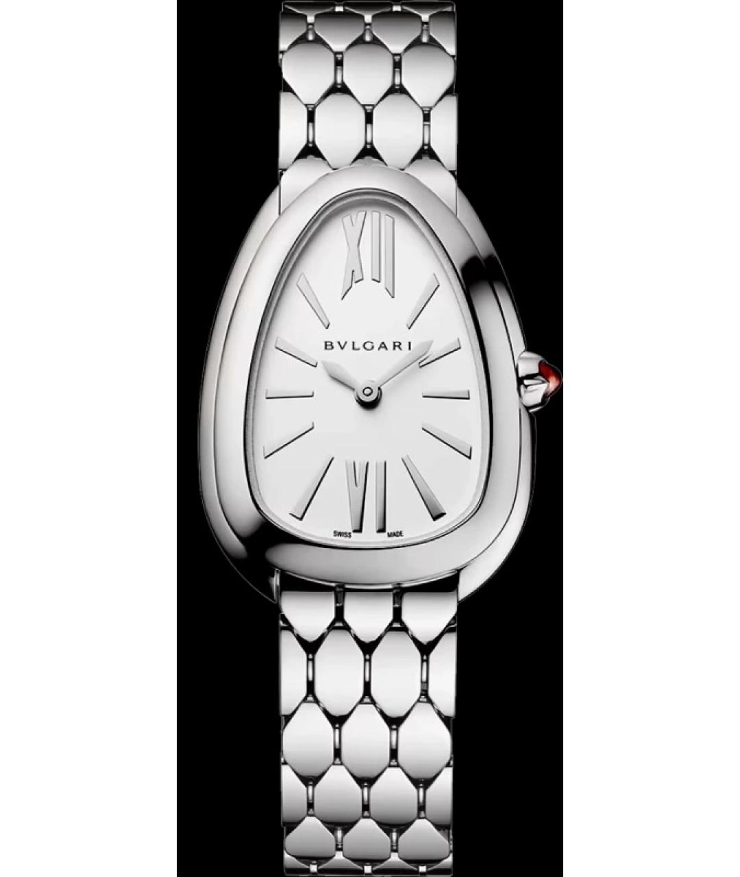 BVLGARI Белые металлические часы, фото 7